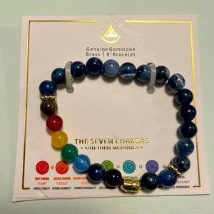 Gemstone Seven Chakras Bracelet
